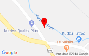 Google Map of Marion, NC